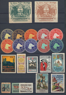 Österreich: 1896/1937, ÖSTERREICH/UNGARN, Saubere Und Vielseitige Vignetten-Sammlung Mit über 500 St - Collezioni