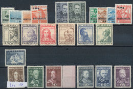 Österreich: 1933/1937, Kleine Postfrische Sammlung Mit U.a. MiNr. 591/96, 598/612, 613/16, 617/22. M - Sammlungen