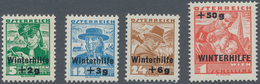 Österreich: 1935, Winterhilfe ‚Volkstrachten‘ Bestand Von 15 Kompletten Sätzen, Postfrisch Und Selte - Colecciones