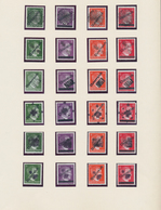 Österreich: 1945, Aufdrucke Auf Hitler/Dienst, Postfrische Spezial-Sammlungspartie Mit Ca. 105 Marke - Colecciones