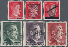 Österreich: 1945/1964 (ca.), Dubletten In Schachtel Dabei Komplette Sätze, Diverse Viererblocks/Boge - Sammlungen