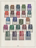 Österreich: 1945/1967, Gepflegte Postfrische Sammlung Im Lindner-Ringbinder, Dabei Markwerte Gittera - Sammlungen