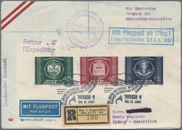 Österreich: 1945/1971, Partie Von 55 Meist Besseren Briefen, Karten Und Ganzsachen, Dabei Insbesonde - Colecciones