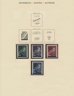 Österreich: 1945/1999, Saubere Gestempelte Sammlung Im Schaubek-Vordruckalbum (Markwerte Gitteraufdr - Colecciones