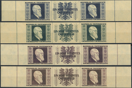 Österreich: 1945/84, Komplette Sammlung Ab Hitler Aufdrucke (Markwerte In Beiden Typen) Einschl. Ren - Collections