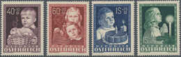 Österreich: 1949, Glückliche Kindheit Bestand Von 160 Kompletten Sätzen Dabei Auch Etliche Einheiten - Collections
