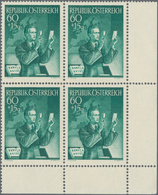 Österreich: 1950, Tag Der Briefmarke 60+15 Gr. Blaugrün Bestand Von 140 Marken Dabei Auch Einige Vie - Colecciones
