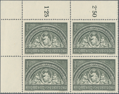 Österreich: 1952, Österreichischer Katholikentag 1 S.+25 Gr. Graugrün Bestand Von 150 Marken Dabei A - Collections