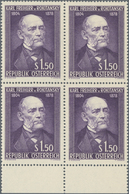 Österreich: 1954, Karl Freiherr Von Rokitansky 1,50 S. Dunkelviolett Bestand Von 200 Marken Dabei Au - Sammlungen