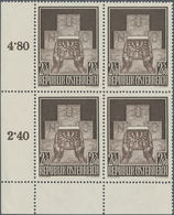 Österreich: 1956, Aufnahme Österreichs In Die Vereinten Nationen 2,40 S. Dunkelbraun Bestand Von 190 - Collections