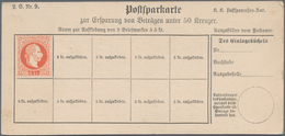 Österreich - Ganzsachen: 1883/1902 Zehn Ungebrauchte Postsparkarten Ab SK 17I Bis Zur Ausgabe In Hel - Altri & Non Classificati