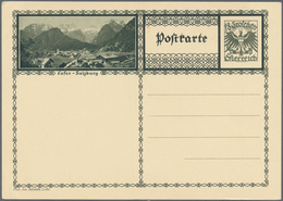 Österreich - Ganzsachen: BILDPOSTKARTEN: 1927, Wappenadler 18 Gr. Grünschwarz Fast Komplette Serie M - Other & Unclassified