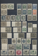 Polen: 1900/2000 (ca.), Poland/area, Sophisticated Balance In Three Stockbooks, Comprising E.g. Essa - Lettres & Documents