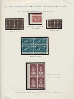 Polen: 1919/1959, Assortment Of Stamps And Covers, Main Value In A Specialised Section Of 1919 Sejm - Storia Postale