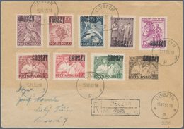 Polen: 1950/1951, Groszy-Overprints, Collection Of More Than 290 Covers And Many Used Stamps And Pie - Lettres & Documents