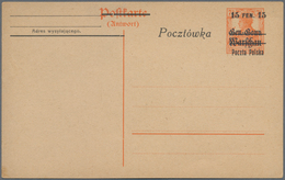 Polen - Ganzsachen: 1918/75 (ca.) Holding Of Ca. 890 Unused And Used Postal Stationery Postcards Wit - Stamped Stationery