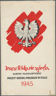 Polen - Besonderheiten: 1945, Polish Corps In Italy, Souvenir Folder (number 1932 Of 2000) Comprisin - Andere & Zonder Classificatie