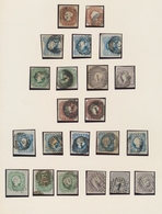 Portugal: 1853/1866, MARIA/PEDRO/LUIS Imperforate Issues, Used Collection Of 78 Stamps Of All Denomi - Other & Unclassified