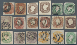 Portugal: 1853/1911 (ca.), Accumulation Of The Classic Issues With Many Imperforates Incl. Many Valu - Autres & Non Classés