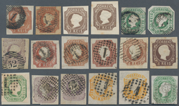 Portugal: 1853/1911 (ca.), Accumulation Of The Classic Issues With Many Imperforates Incl. Many Valu - Otros & Sin Clasificación