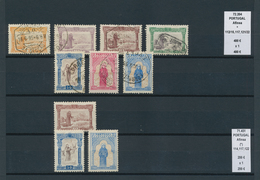 Portugal: 1894/1895, Nice Lot With Only Value Of The Sets ""Prince Henry" And "Siant Antonio" Used A - Other & Unclassified