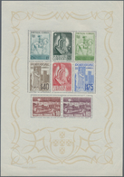 Portugal: 1940, Independence Unusual Lot With Approx. 320 Miniature Sheets All With Marginal Faults/ - Other & Unclassified