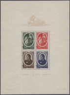 Portugal: 1944, 200th Birthday Of Avelar Brotero Unusual Lot With Approx. 180 Miniature Sheets All W - Otros & Sin Clasificación