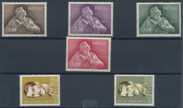 Portugal: 1957, Sets Per 200 MNH. Every Year Set Is Separately Sorted On Small Stockcards. We Could - Sonstige & Ohne Zuordnung