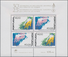 Portugal: 1977/1979, Stock Of Souvenir Sheets And Sheetlets (National Holiday 1979), Mint Never Hing - Sonstige & Ohne Zuordnung