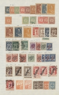 Russland: 1870/1923 (ca.), Russian Area, Used And Mit Collection/accumulation Of Apprx. 1.340 Stamps - Storia Postale