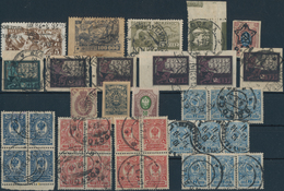 Russland: 1899/1990 (ca.), Mixed Lot On Stockcards With Russian Post In China And The Levant, Early - Storia Postale