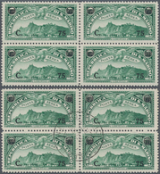 San Marino: 1936, Airmail Stamp ‚Monte Titano‘ 50c. Green Surcharged ‚C. 75‘ In A Lot With 480 Stamp - Gebruikt