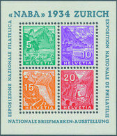 Schweiz: 1850-1980 (ca): Gewachsene Sammlung Im Schaubek Vordruckalbum Mit Nr 8 Und 9 Gestempelt, Ab - Verzamelingen