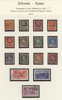Schweiz: 1850-2016, Gestempelte Sammlung über Weite Strecken Vollständig Im Vordruck, Spitzen Zum Te - Lotes/Colecciones