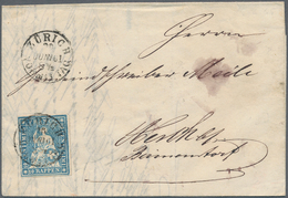 Schweiz: 1854-Moderne: Mehr Als 600 Briefe, Postkarten, Ansichtskarten Etc., Dabei Einige Belege Mit - Verzamelingen