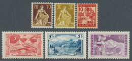 Schweiz: 1908/1960 Ca.: Posten Mit Hunderten Und Hunderten Von Postfrischen, Anfangs Ungebrauchten M - Sammlungen