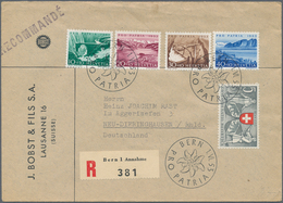 Schweiz: 1940/1990 (ca.), Partie Von über 230 Briefen Und Karten, Meist FDCs, Dabei Etliche Bessere - Sammlungen