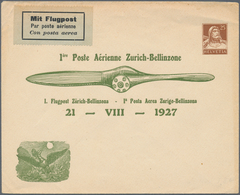 Schweiz - Ganzsachen: 1869/1928, Partie Von 44 Ganzsachen, Dabei 14 Tübli-Umschläge Mit Zusatzfranka - Postwaardestukken