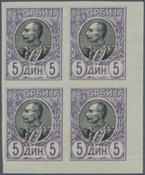 Serbien: 1904/1905, Centenary And Definitives "Peter", Specialised Assortment Of Apprx. 89 Stamps In - Servië