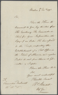 Spanien - Vorphilatelie: 1798 Two Letter Contents (without The Address) Regarding THE OPENING OF A P - ...-1850 Vorphilatelie