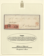 Spanien: 1850-1865 "JEWELS OF CLASSIC SPAIN": Specialized Collection Of Top Items Of The Imperforate - Oblitérés