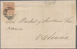 Spanien: 1863/1872,about 100 Franked Letters Fresh From Archive. - Usati