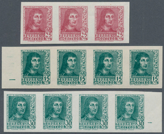 Spanien: 1930/1944 (ca.), Accumulation With Several Better And Unusual Issues Incl. Imperforate Stam - Usati