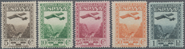 Spanien: 1931, 900 Years Montserrat Monastery Airmail Stamps Perf. 11¼ Complete Set Of Five In A Lot - Gebruikt