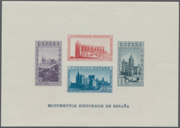 Spanien: 1938, Historical Monuments (cathedrals Of Covadonga, Palma De Mallorca And Leon Etc.) IMPER - Gebraucht