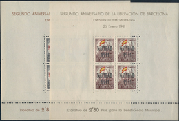 Spanien: 1938/1976 (ca.), Extensive Stock MNH On Stockcards And In Glasines Sorted By Years With Man - Usados