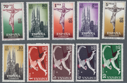 Spanien: 1960, International Philatelic Congress (CIF 60) And Stamp Exhibition In Barcelona Large Lo - Usados