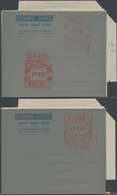 Spanien - Ganzsachen: 1950/2000 (ca.), Collection Of 88 Air Letters Unused/used/c.t.o. - 1850-1931