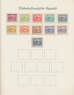 Tschechoslowakei: 1918/1969, Unused / Mint Never Hinged Collection In 4 Books. With Block Issues And - Oblitérés