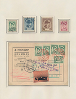 Tschechoslowakei: 1918/1985 (ca.), Used Collection In Seven Albums Incl. A Nice Part Pre-war Issues, - Used Stamps
